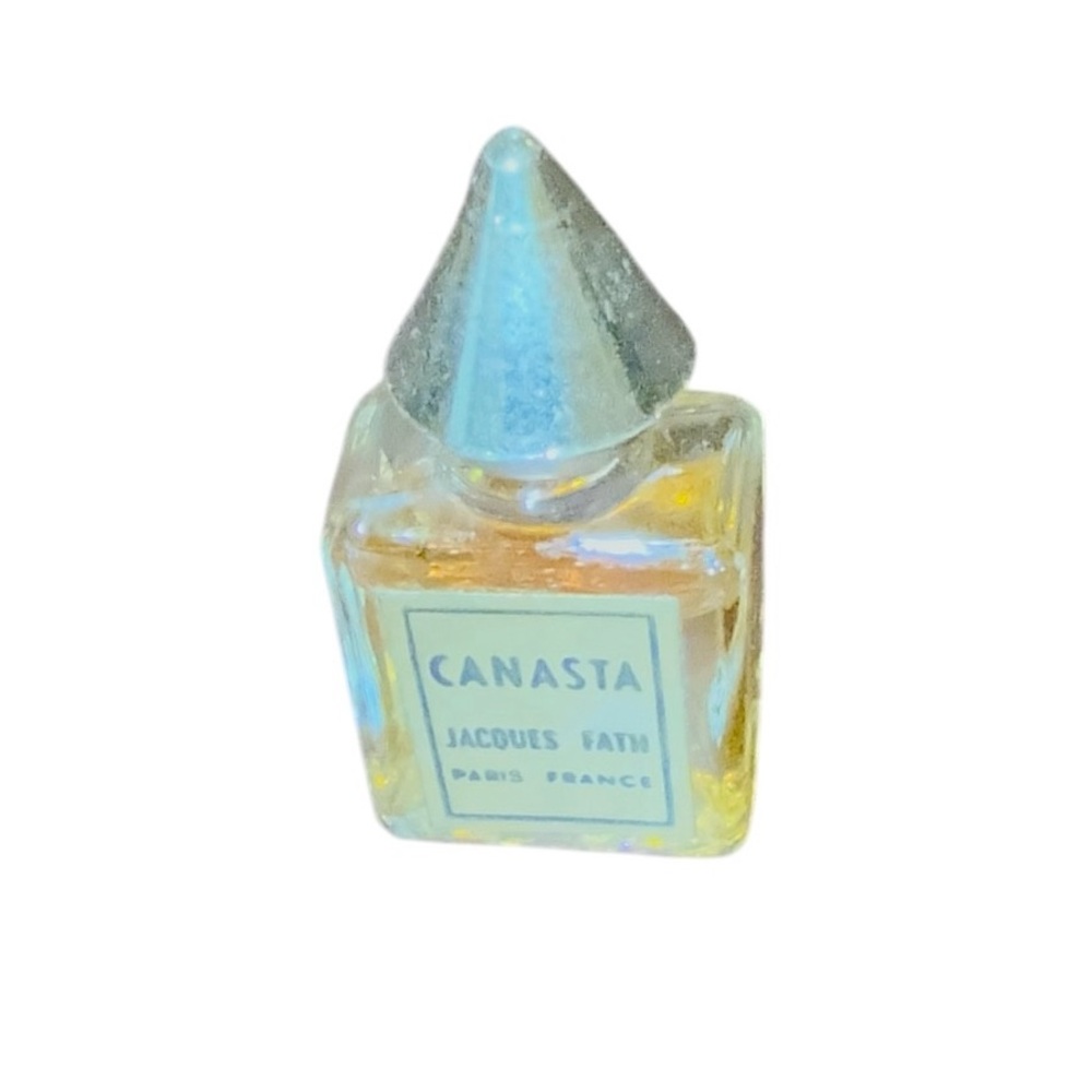 Rare Jacques Fath CANASTA Vintage Miniature Micro Mini Perfume Parfum Perfume